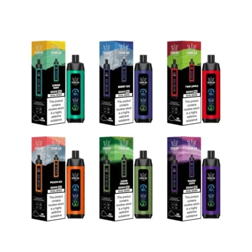 AL Fakher Crown Bar Pro 8.000 caladas vaper desechable — 8.000 caladas, nicotina 5%