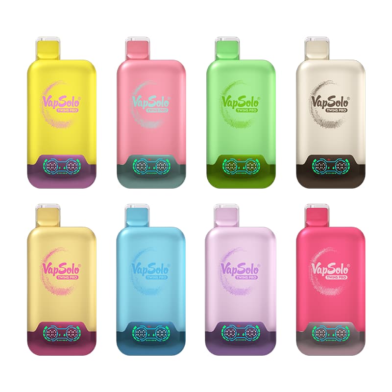 VapSolo Twins Pro 50.000 caladas vaper desechable — 50.000 caladas, nicotina 2% / 5%