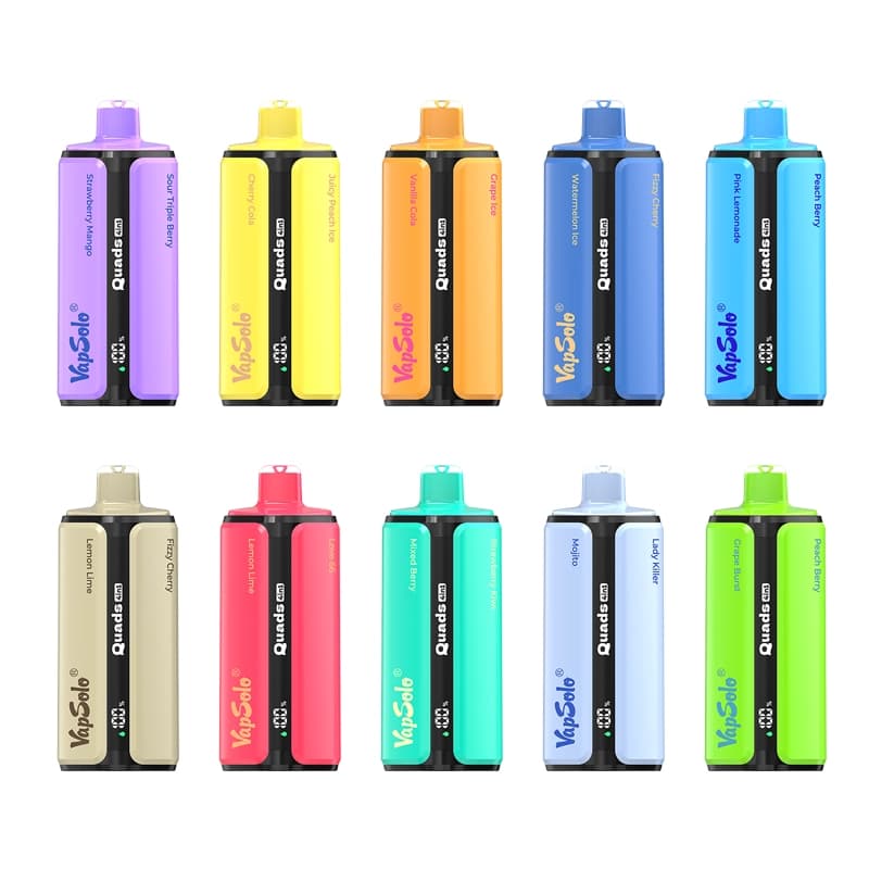 VapSolo Quads 4 en 1 80.000 caladas vaper desechable — 80.000 caladas, nicotina 2% / 5%