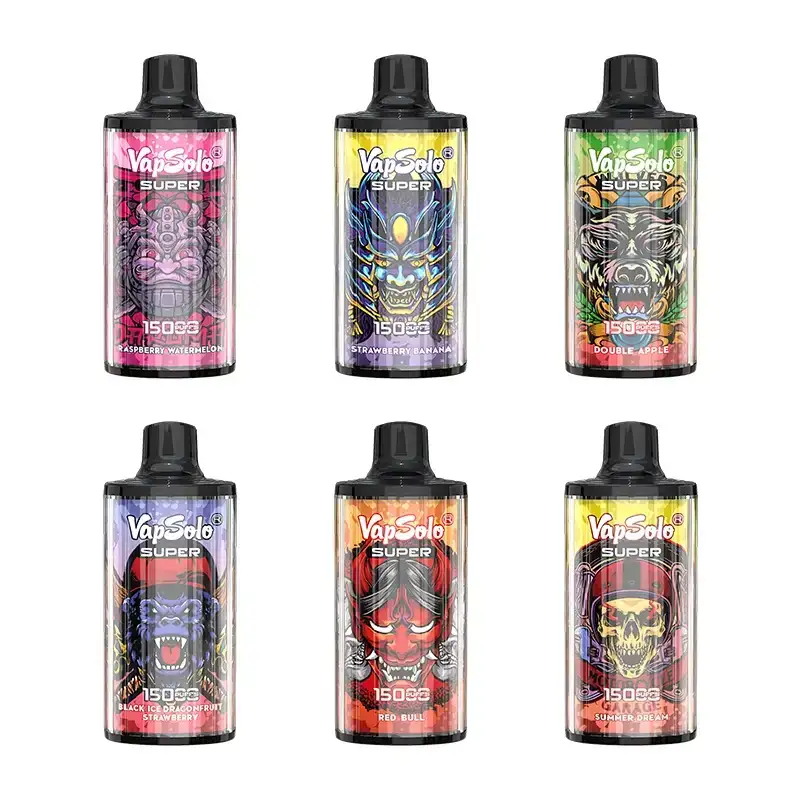 VapSolo Super 15.000 caladas vaper desechable — 15.000 caladas, nicotina 2% / 5%
