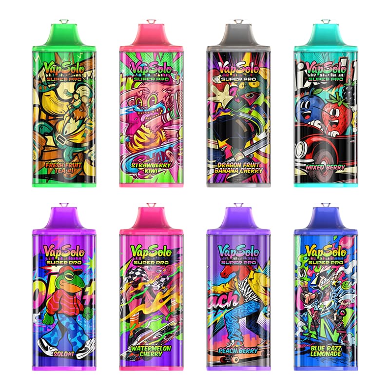 VapSolo Super Pro 30.000 caladas vaper desechable — 30.000 caladas, nicotina 2% / 5%
